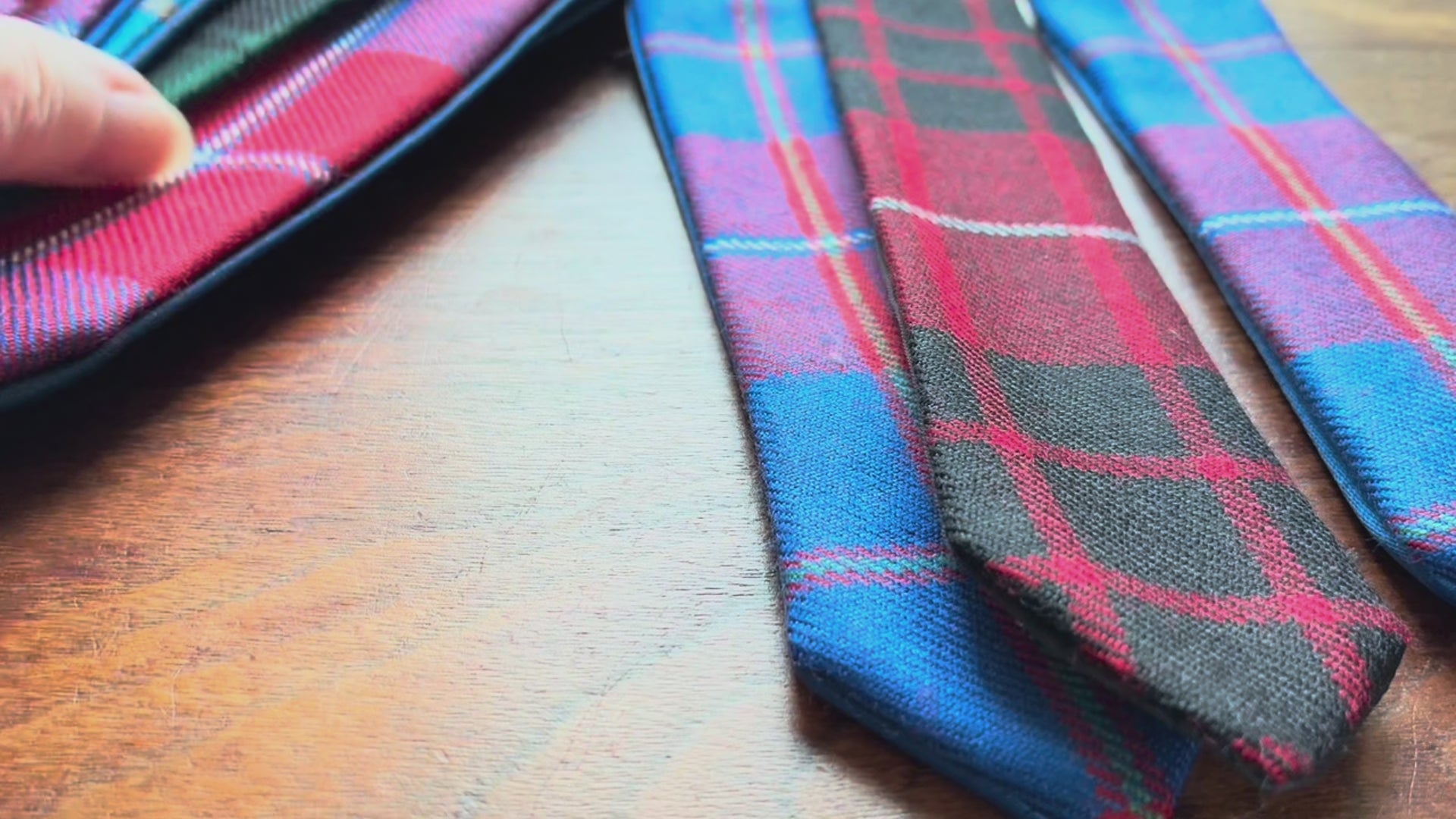 Assorted Tartan Bookmarks by Curlew Crafts